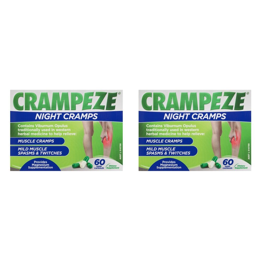 Crampeze Night Cramps 60 Capsules Pack of 2
