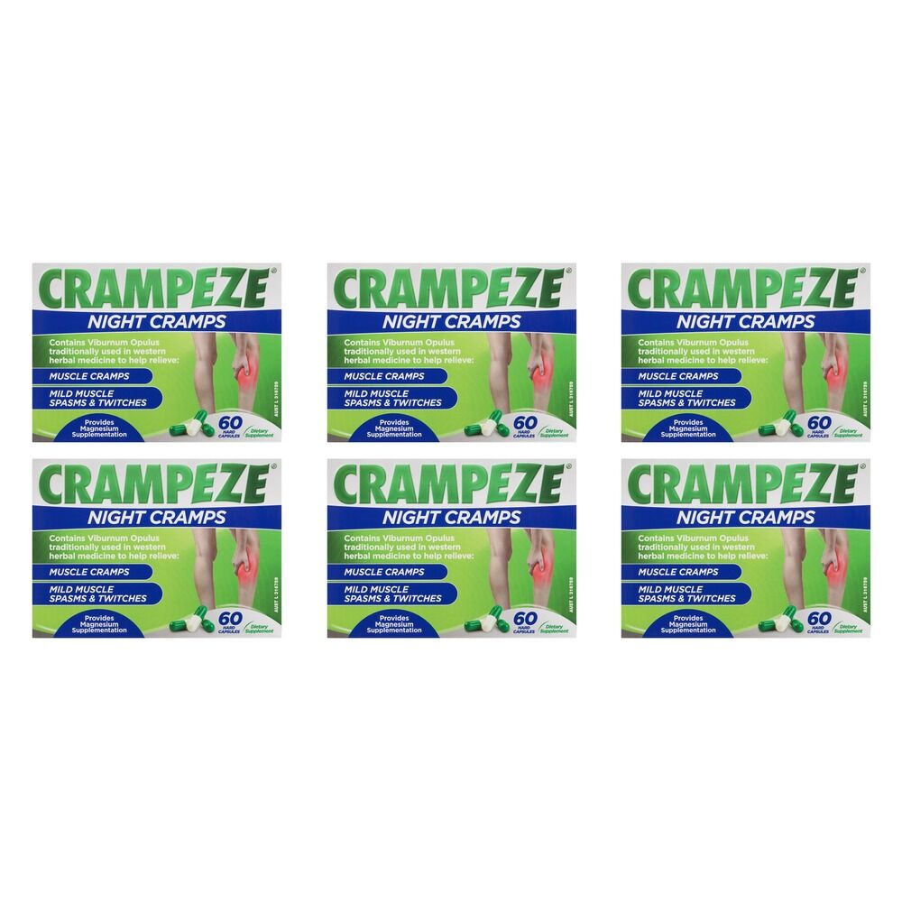 Crampeze Night Cramps 60 Capsules Pack of 6