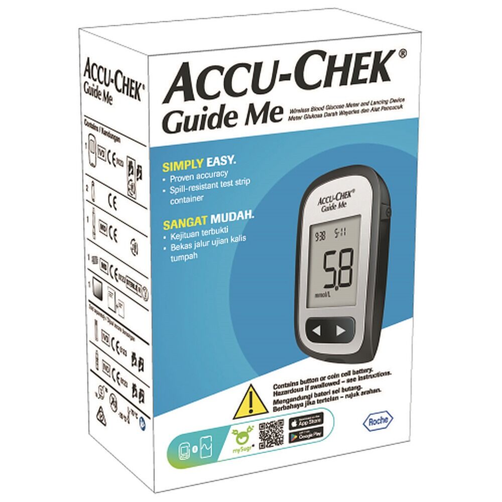 Accu-Chek Guide Me Wireless Blood Glucose Meter and Lancing Device