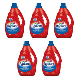 Radiant Fab Laundry Liquid Mixed Colour 2L x 4 Bundle of 5