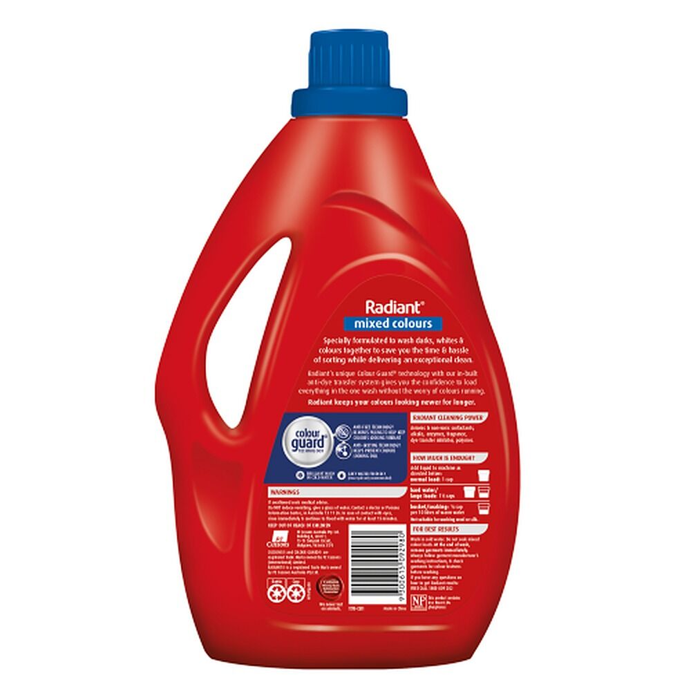 Radiant Fab Laundry Liquid Mixed Colour 2L x 4