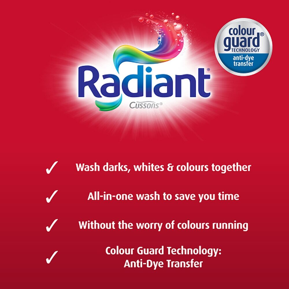 Radiant Fab Laundry Liquid Mixed Colour 2L x 4