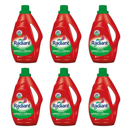 Radiant Fab Laundry Liquid Whites & Colours 2L x 4 Bundle of 6