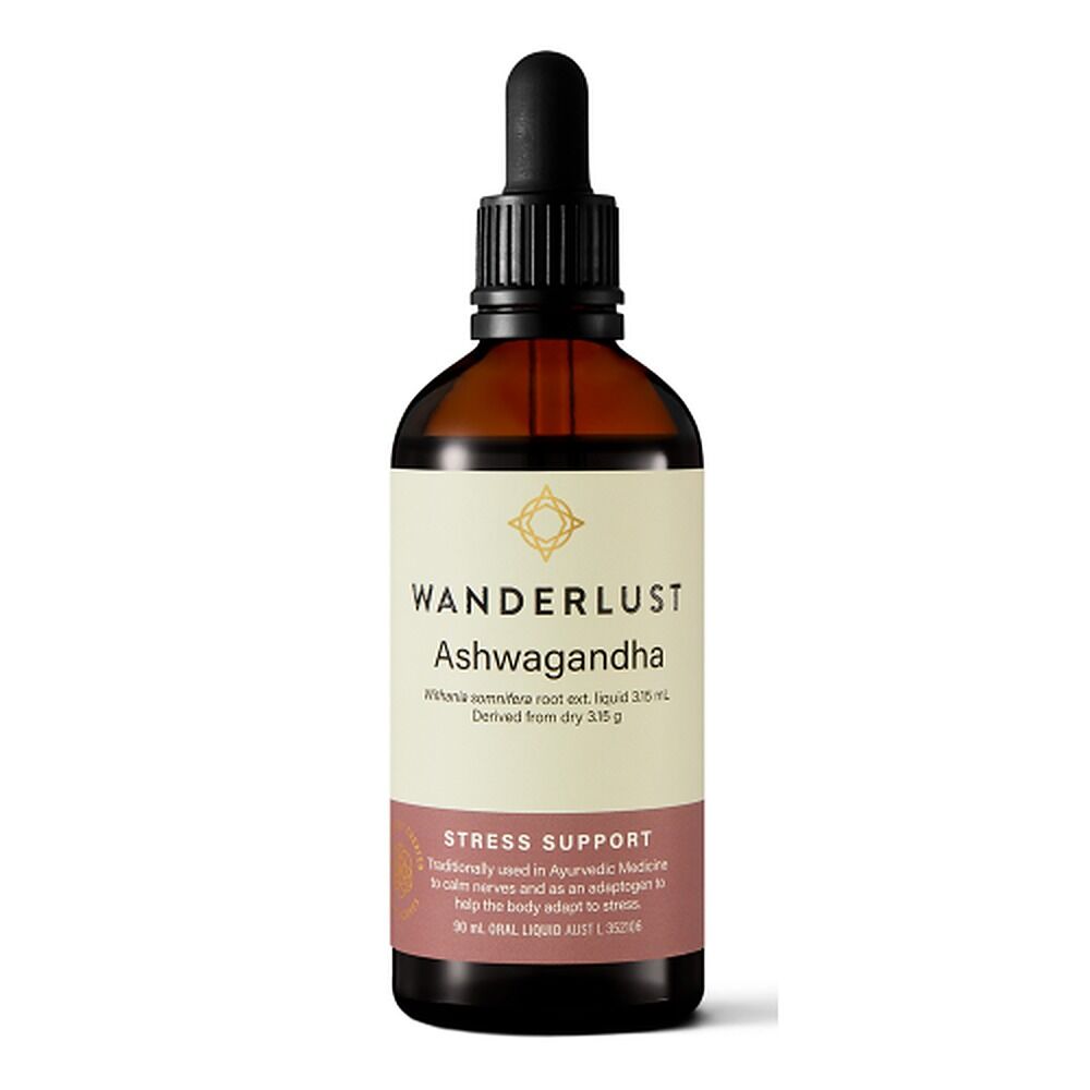 Wanderlust Ashwagandha Liquid Herbal Extract Drops 90mL