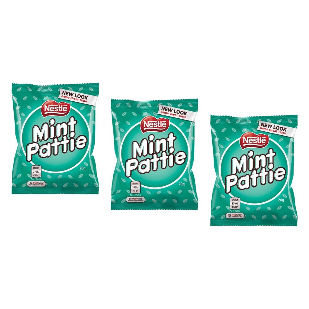 Nestle Mint Pattie Chocolate 20g x 48 Bundle of 3