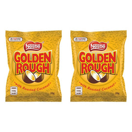 Nestle Golden Rough Roasted Coconut Chocolate Bar 20g x 48 Bundle of 2