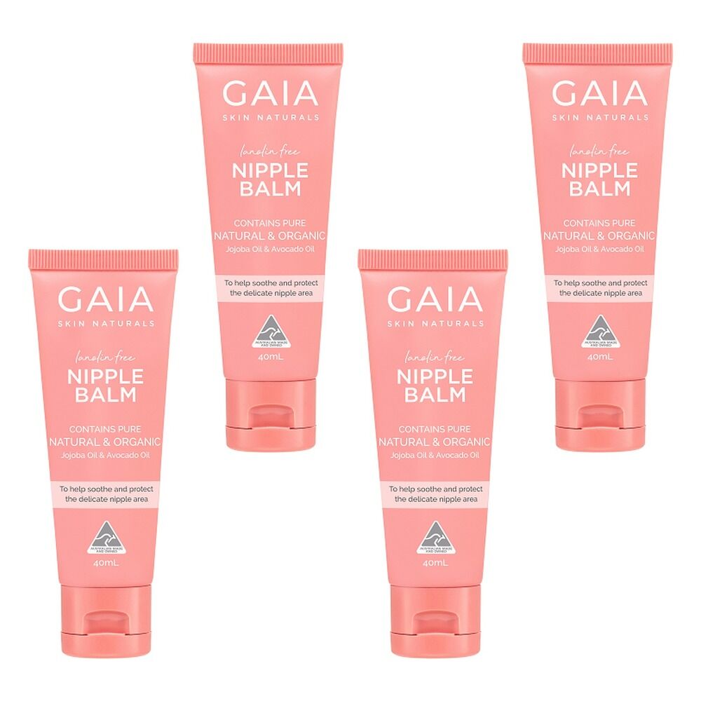 GAIA Skin & Body Nipple Balm 40mL Pack of 4