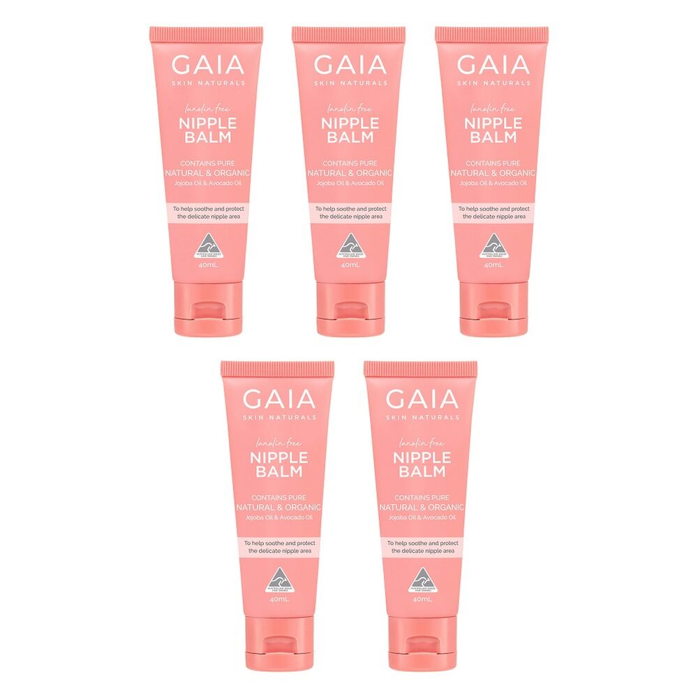 GAIA Skin & Body Nipple Balm 40mL Pack of 5