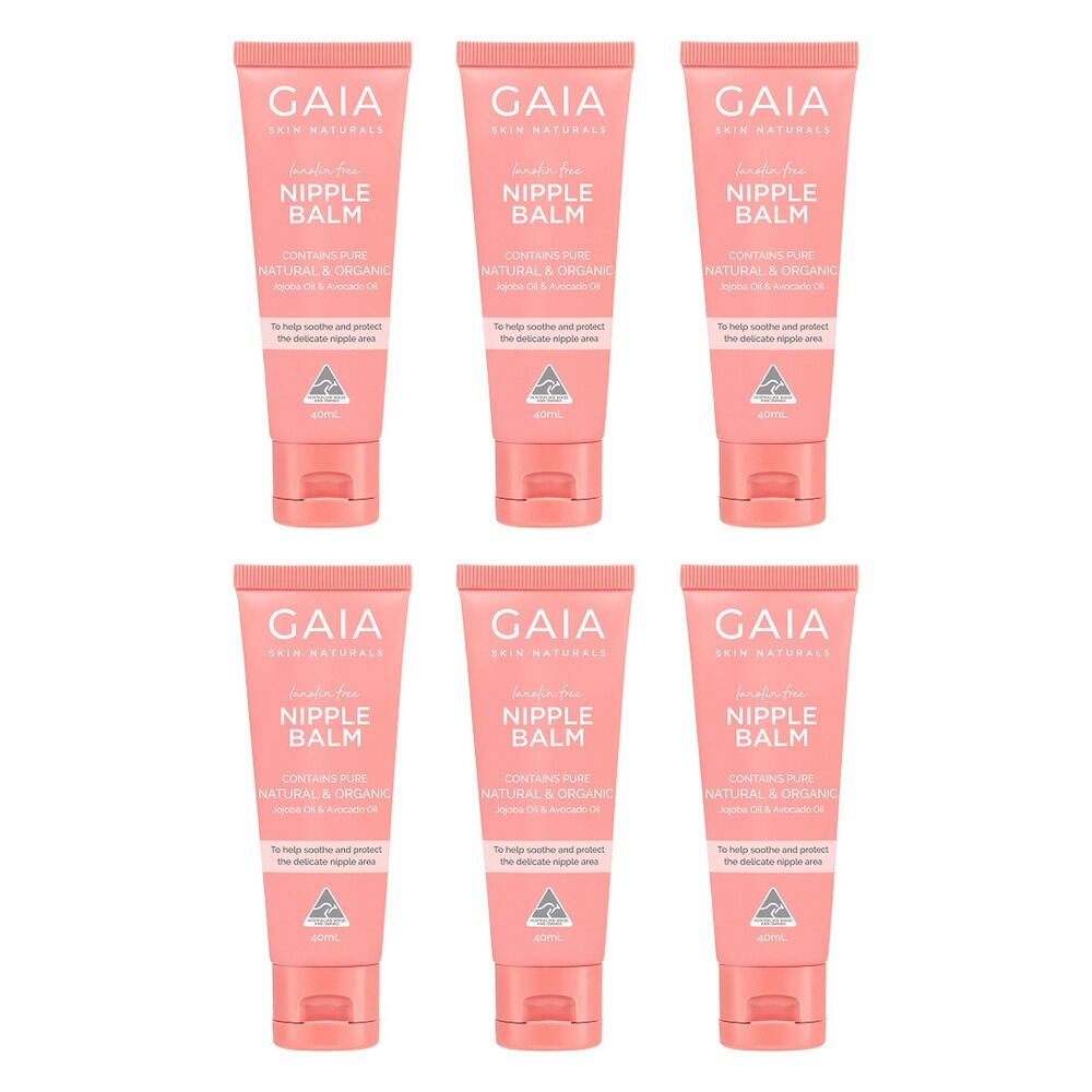 GAIA Skin & Body Nipple Balm 40mL Pack of 6
