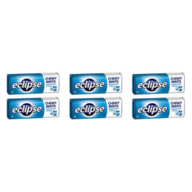 Eclipse Peppermint Chewy Mints 27g x 20 Bundle of 6