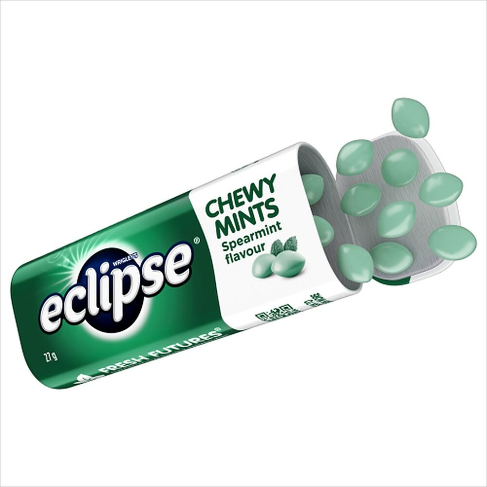 Eclipse Spearmint Chewy Mints 27g x 20