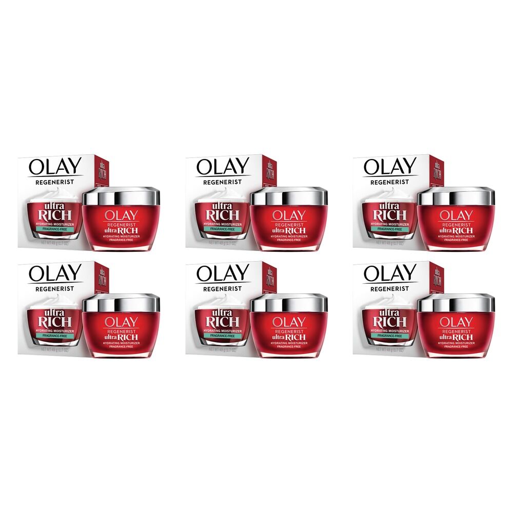 Olay Regenerist Ultra Rich Hydrating Moisturiser 48g Pack of 6