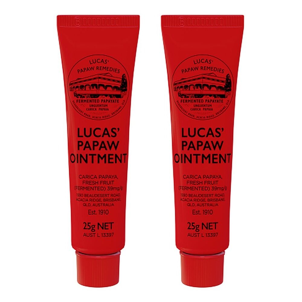Lucas' Papaw Ointment Tube 25g x 6 Bundle of 2