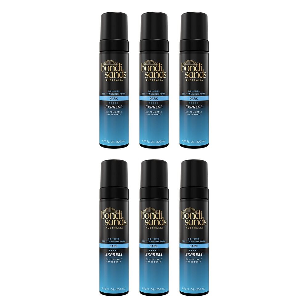 Bondi Sands Express Self Tanning Foam Dark 200mL Pack of 6