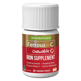 Ferrous+C Chewable 30 Tablets