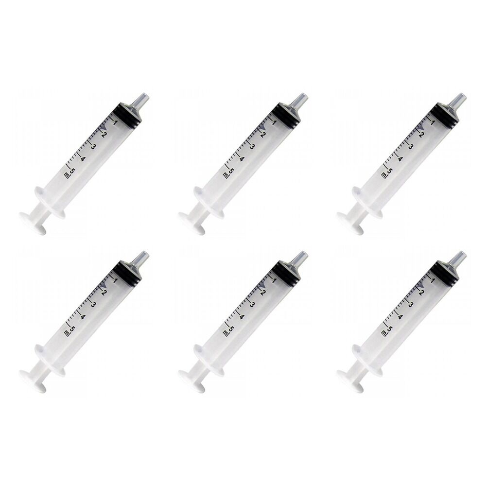 Stitch 5mL Luer Slip BD Syringe 100 Pack Bundle of 6