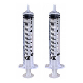 Stitch 10mL Luer Slip BD Syringe 100 Pack Bundle of 2