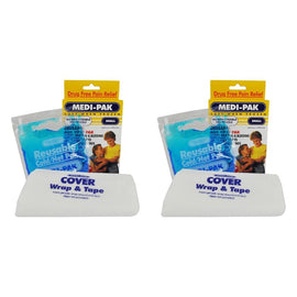 Medi-Ice Pak Hot & Cold Gel Pack Small 250g Bundle of 2