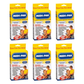 Medi-Ice Pak Hot & Cold Gel Pack Medium 420g Bundle of 6