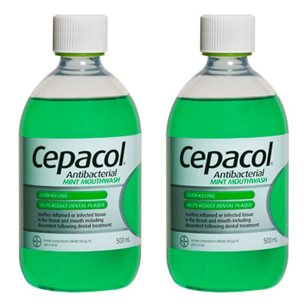 Cepacol Mint Solution 500mL Pack of 2