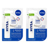 NIVEA 24H Melt-In Moisture Repair & Protect SPF15 Lip Balm 4.8g Pack of 2