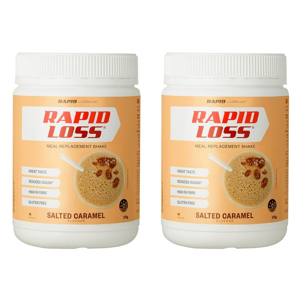 Rapid Loss Salted Caramel Shake 575g Pack of 2