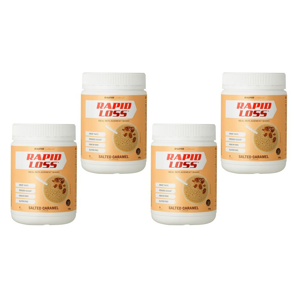 Rapid Loss Salted Caramel Shake 575g Pack of 4
