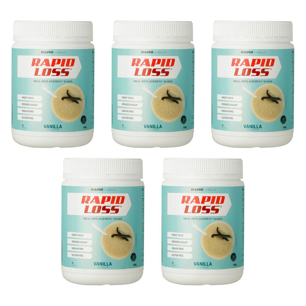 Rapid Loss Vanilla Shake 575g Pack of 5