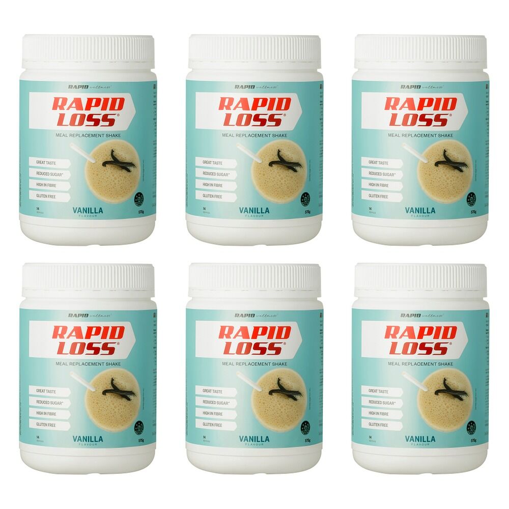Rapid Loss Vanilla Shake 575g Pack of 6