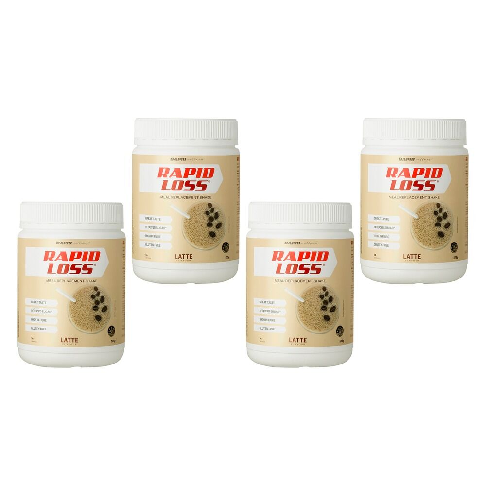 Rapid Loss Latte Shake 575g Pack of 4