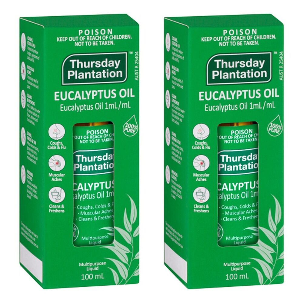 Thursday Plantation Eucalyptus Oil Pure 100mL Pack of 2