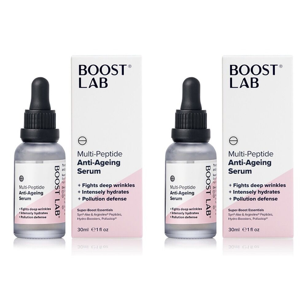 Boost Lab Multi-Peptide Anti-Ageing Serum 30mL Pack of 2
