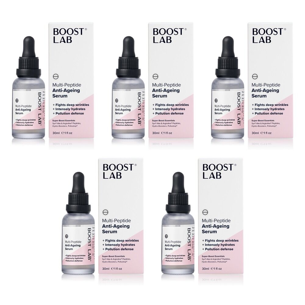 Boost Lab Multi-Peptide Anti-Ageing Serum 30mL Pack of 5