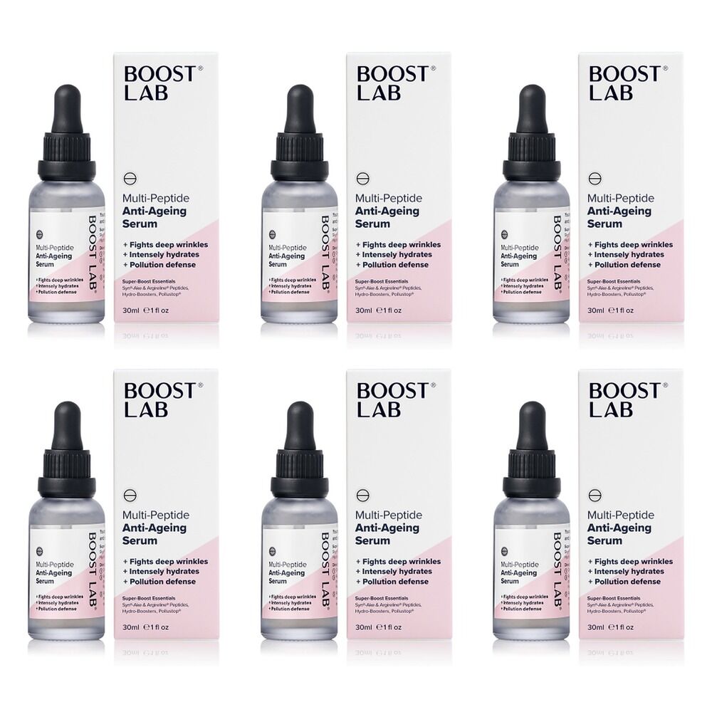 Boost Lab Multi-Peptide Anti-Ageing Serum 30mL Pack of 6