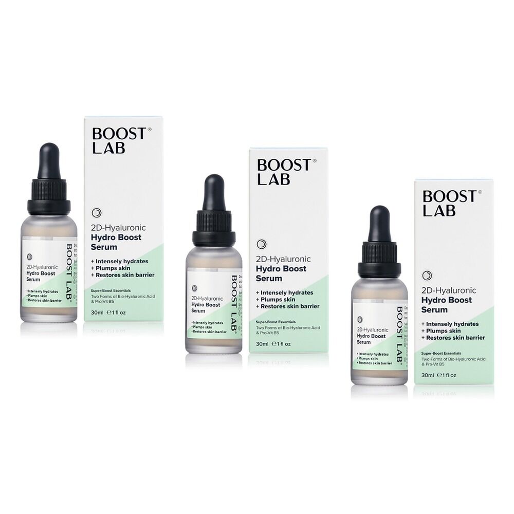 Boost Lab 2D-Hyaluronic Hydro Boost Serum 30mL Pack of 3