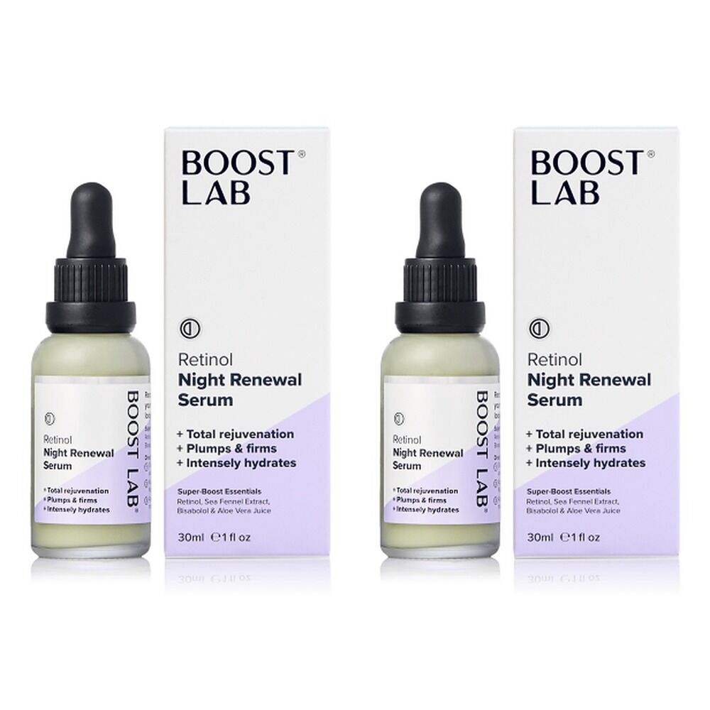 Boost Lab Retinol Night Renewal Serum 30mL Pack of 2