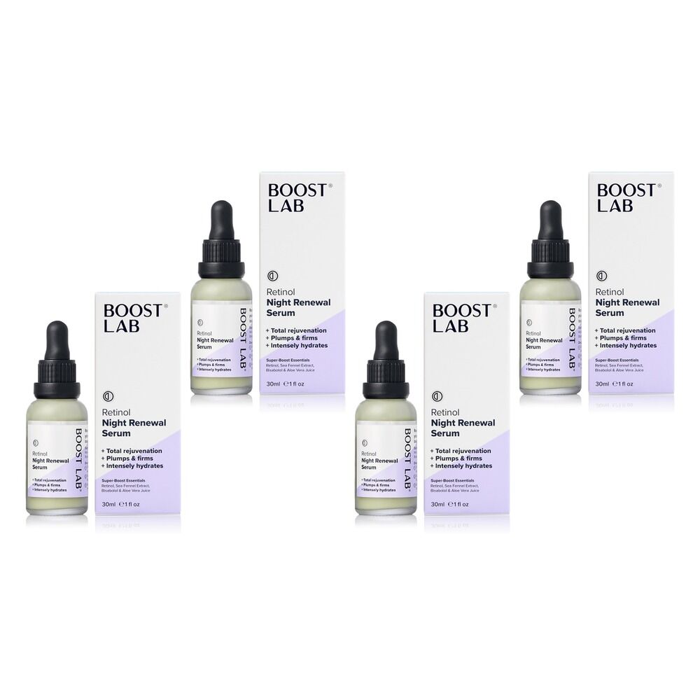 Boost Lab Retinol Night Renewal Serum 30mL Pack of 4