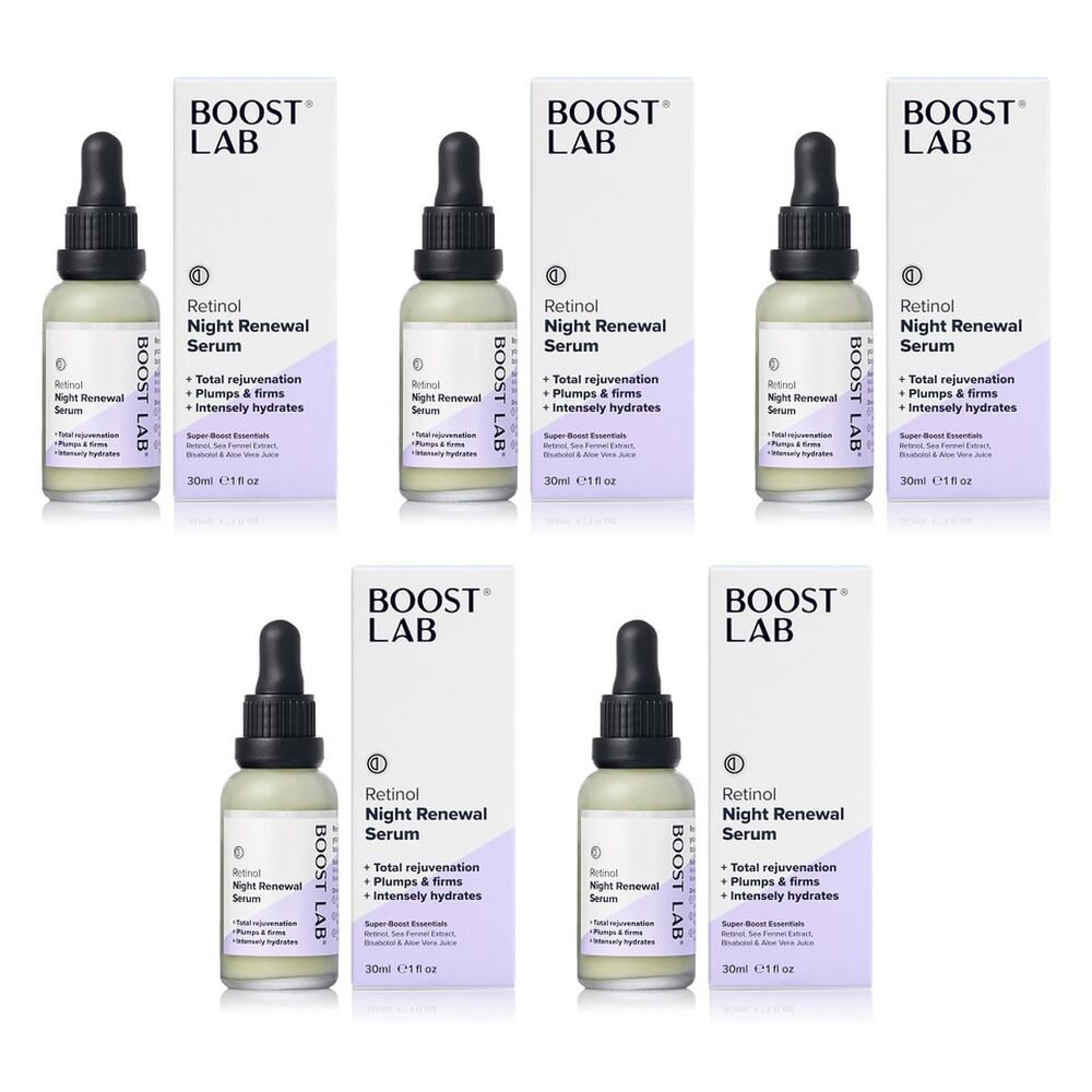 Boost Lab Retinol Night Renewal Serum 30mL Pack of 5