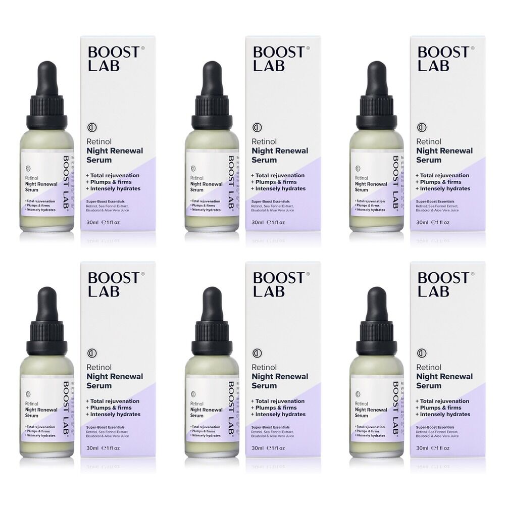 Boost Lab Retinol Night Renewal Serum 30mL Pack of 6