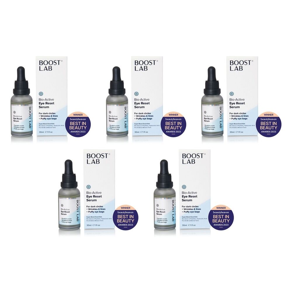 Boost Lab Bio-Active Eye Reset Serum 30mL Pack of 5