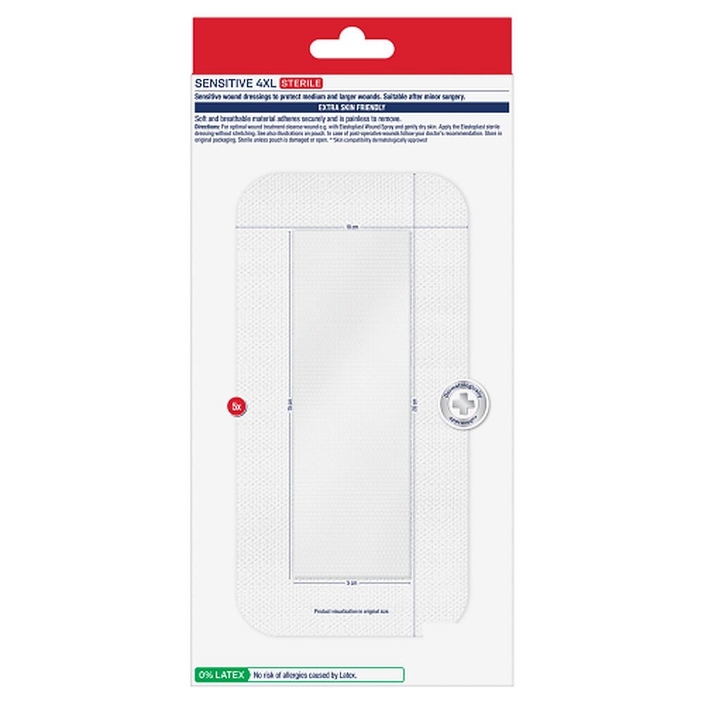 Elastoplast Sensitive 4XL Sterile Dressings 10cm x 20cm