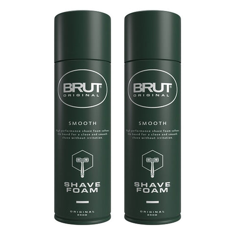 Brut Original Shave Foam, 250g Pack of 2