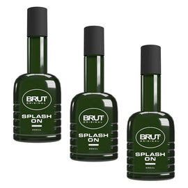 Brut Original Splash On, 200mL x 6 Bundle of 3