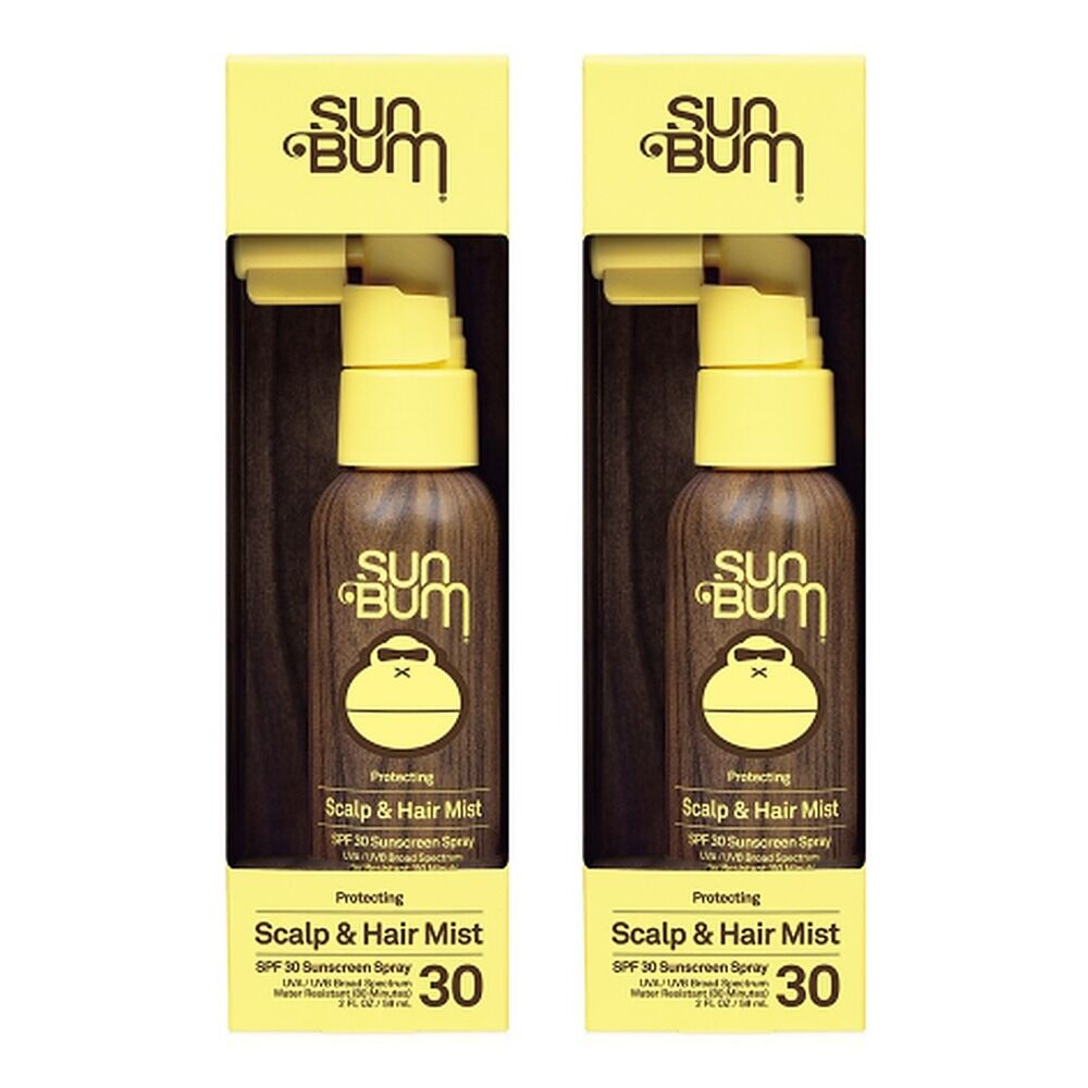 Sun Bum Protecting Scalp & Hair Mist SPF 30 59mL Pack of 2