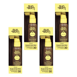 Sun Bum Protecting Scalp & Hair Mist SPF 30 59mL Pack of 4