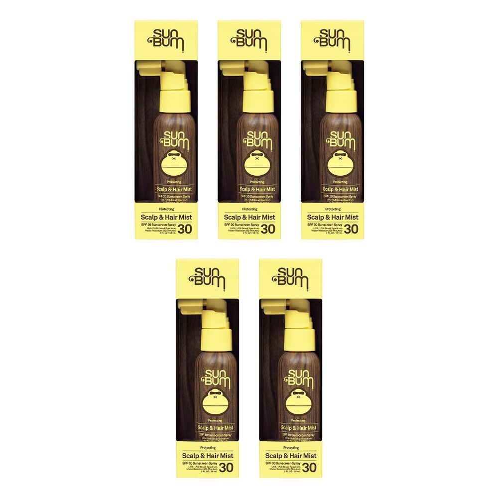 Sun Bum Protecting Scalp & Hair Mist SPF 30 59mL Pack of 5