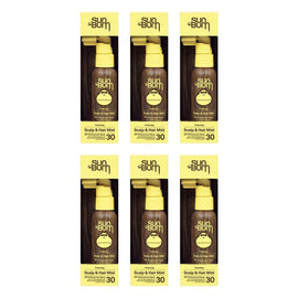 Sun Bum Protecting Scalp & Hair Mist SPF 30 59mL Pack of 6