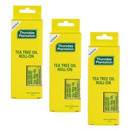 Thursday Plantation Tea Tree Oil Roll-On 9mL Pack of 3