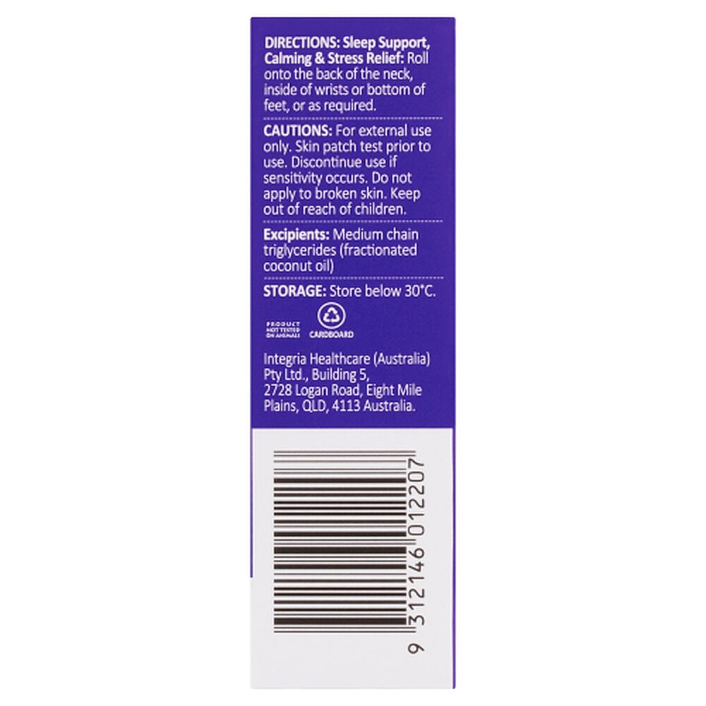 Thursday Plantation Sleep Support Calming Lavender Oil Roll-On 9mL