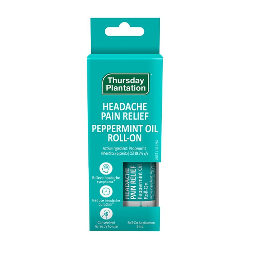 Thursday Plantation Headache Relief Peppermint Oil Roll-On 9mL